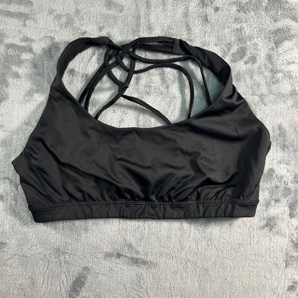 Victoria Sport Black Strappy Back‎ Sports Bra M/M